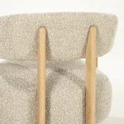 Eleonora Fauteuil Lola - taupe Hush Discount