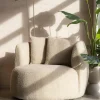 Eleonora Fauteuil Louis met kussen - zand Spark Hot