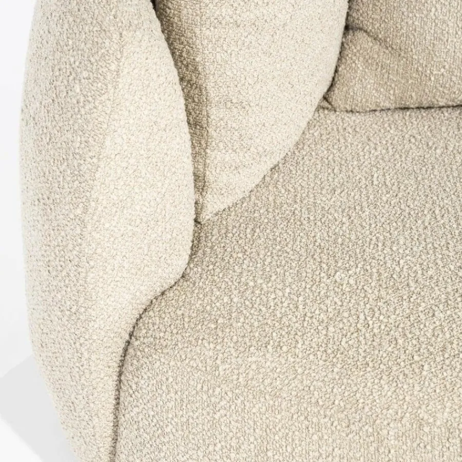 Eleonora Fauteuil Louis met kussen - zand Spark Hot