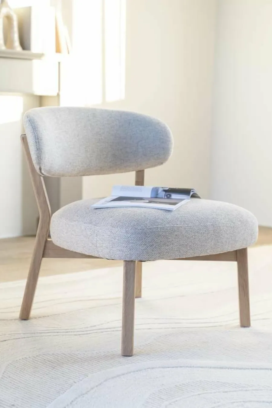 Eleonora Fauteuil Mikky naturel - taupe Moon Hot