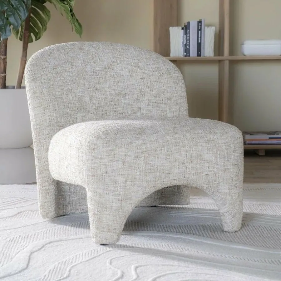 Eleonora Fauteuil Owen - taupe Batea Discount