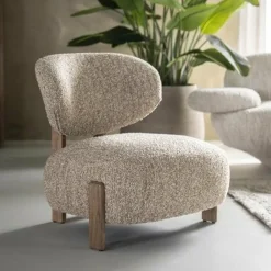 Eleonora Fauteuil Reza bruin - beige Bay Hot
