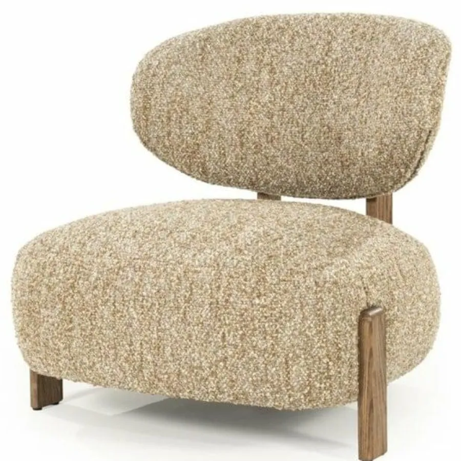 Eleonora Fauteuil Reza bruin - taupe Bay Clearance