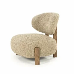 Eleonora Fauteuil Reza bruin - taupe Bay Clearance