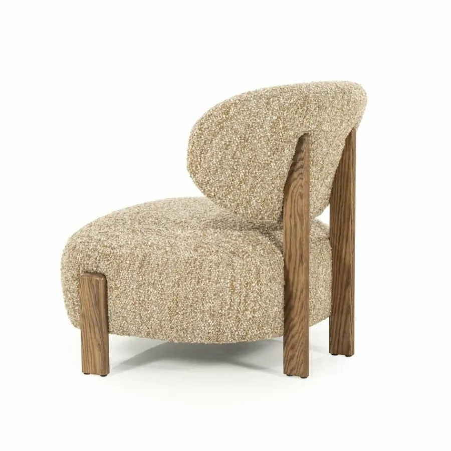Eleonora Fauteuil Reza bruin - taupe Bay Clearance