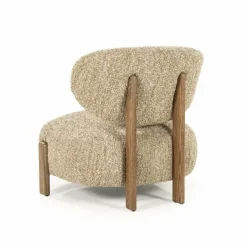 Eleonora Fauteuil Reza bruin - taupe Bay Clearance