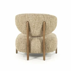 Eleonora Fauteuil Reza bruin - taupe Bay Clearance