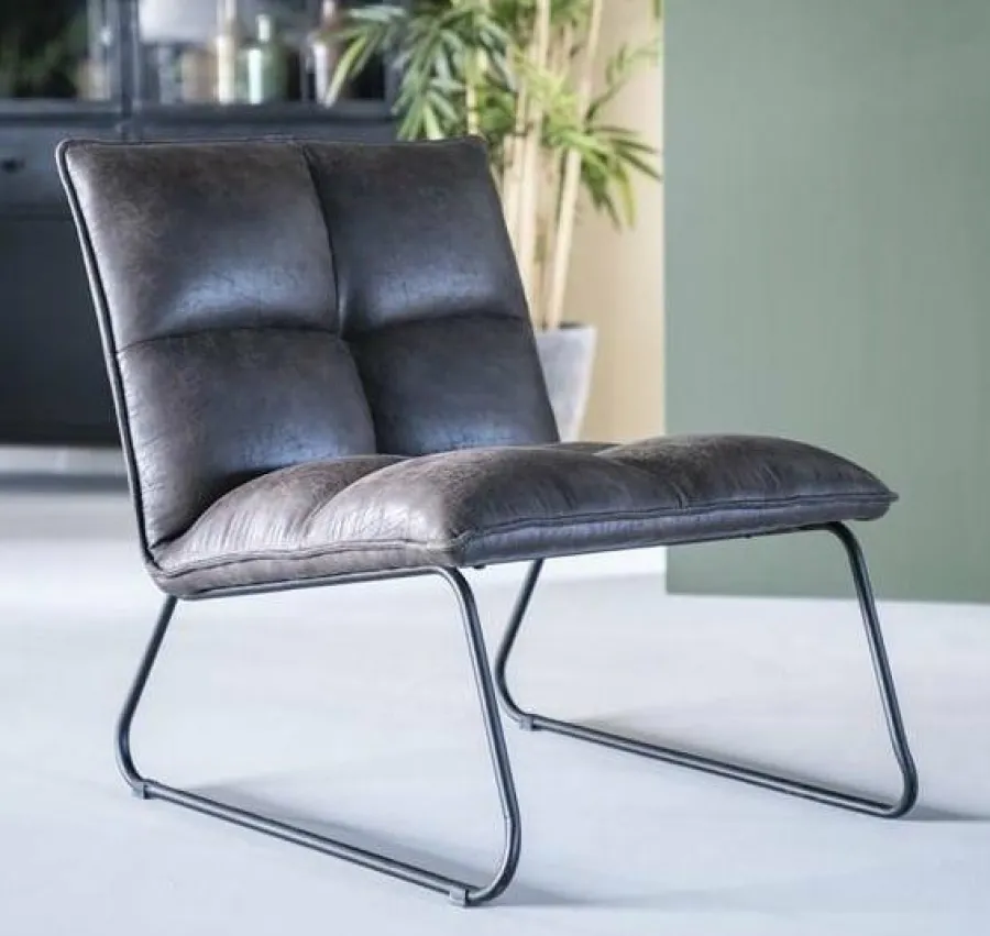 Eleonora Fauteuil Ruby - antraciet of blauw Sale
