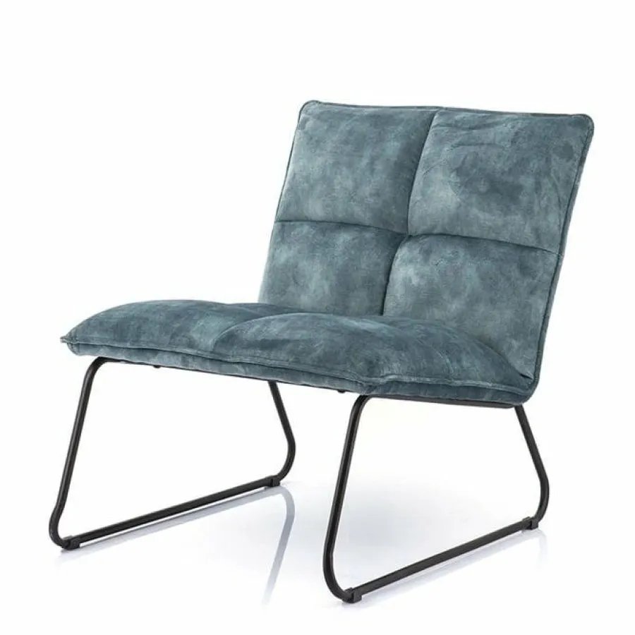 Eleonora Fauteuil Ruby - antraciet of blauw Sale
