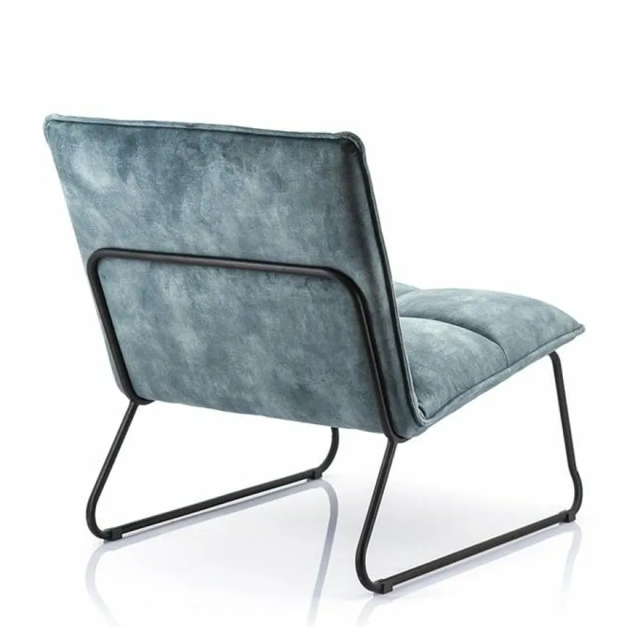 Eleonora Fauteuil Ruby - antraciet of blauw Sale
