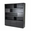 Eleonora Kabinet Helsinki 200x220cm 2-delig 4-drs. 2 laden - zwart Sale