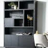 Eleonora Kabinet Helsinki 150x220cm 2-delig 3-drs. 2 laden - zwart Outlet