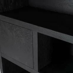 Eleonora Kabinet Helsinki 150x220cm 2-delig 3-drs. 2 laden - zwart Outlet