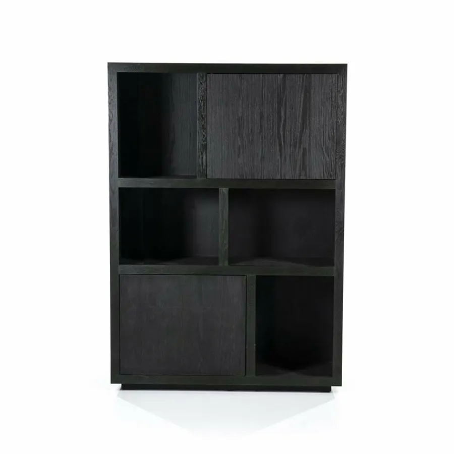 Eleonora Kabinet Helsinki 120x170cm 2-drs. - zwart Sale
