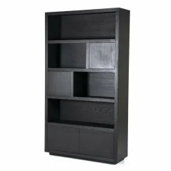 Eleonora Kabinet Helsinki 120x220cm 4-drs. - zwart New