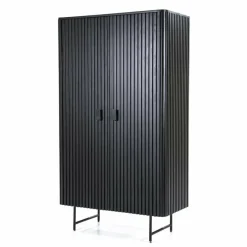 Eleonora Kabinet Remi 2-drs. - zwart Clearance