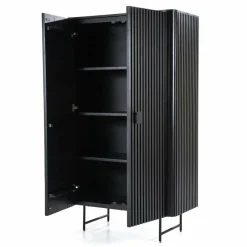 Eleonora Kabinet Remi 2-drs. - zwart Clearance