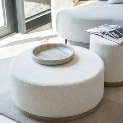 Eleonora Poef Avah large - taupe Mantz New