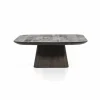 Eleonora Salontafel Aron vierkant 80x80 - bruin Discount
