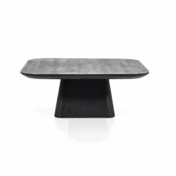 Eleonora Salontafel Aron vierkant 80x80 - zwart