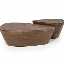 Eleonora Salontafel Mila 107x78x30 - bruin Online