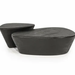 Eleonora Salontafel Mila 107x78x30 - zwart Outlet