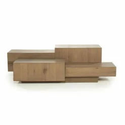 Eleonora Salontafel Quinten rechthoekig - bruin