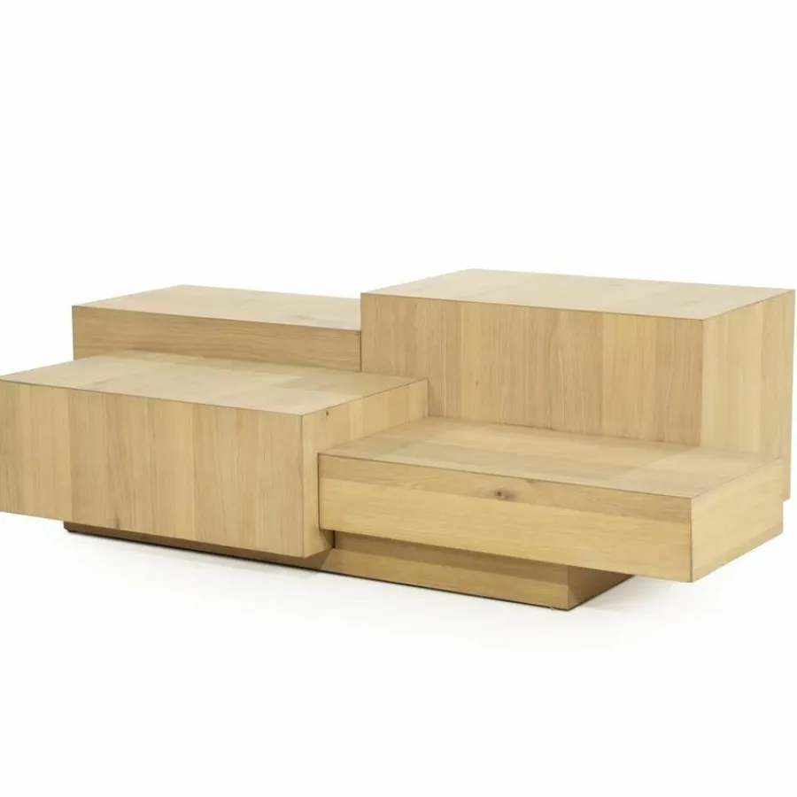 Eleonora Salontafel Quinten rechthoekig - naturel Best