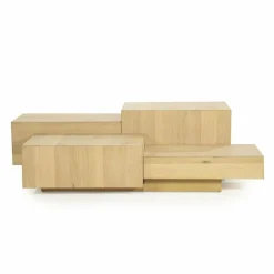 Eleonora Salontafel Quinten rechthoekig - naturel Best