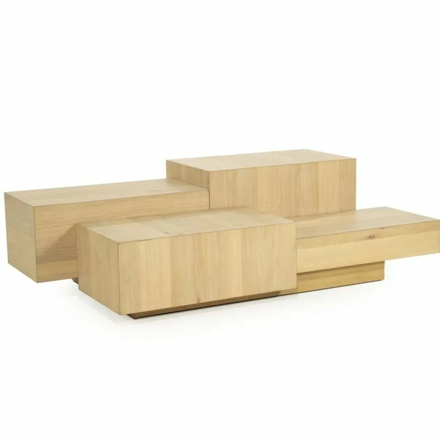 Eleonora Salontafel Quinten rechthoekig - naturel Best
