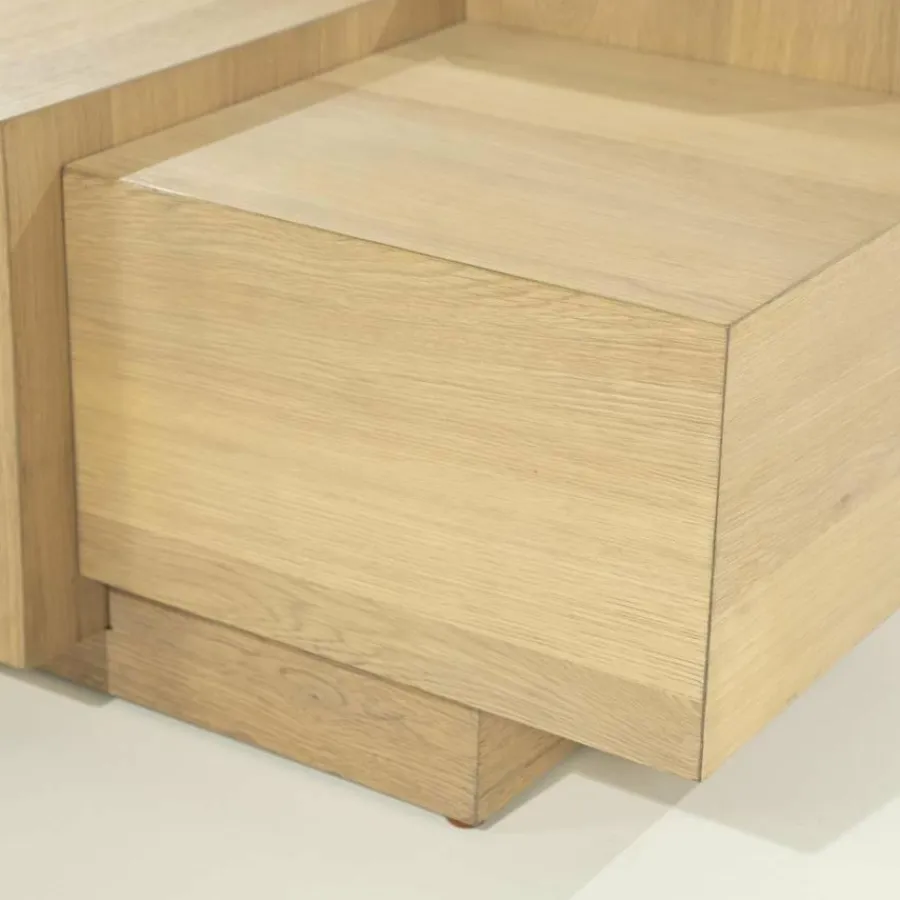 Eleonora Salontafel Quinten vierkant - naturel Discount