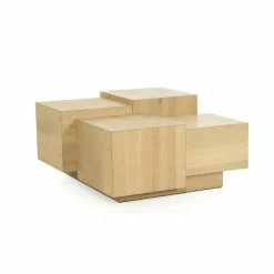 Eleonora Salontafel Quinten vierkant - naturel Discount