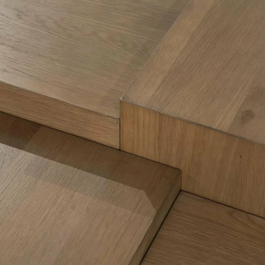 Eleonora Salontafel Quinten vierkant - bruin Outlet