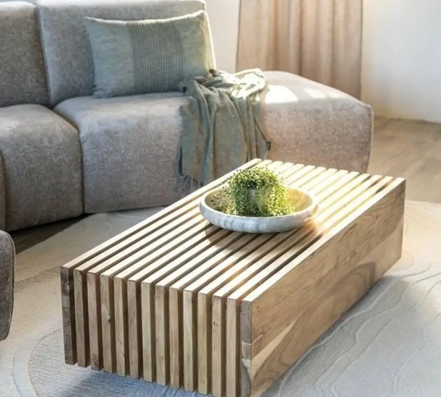 Eleonora Salontafel Tom 130x60 - naturel Best