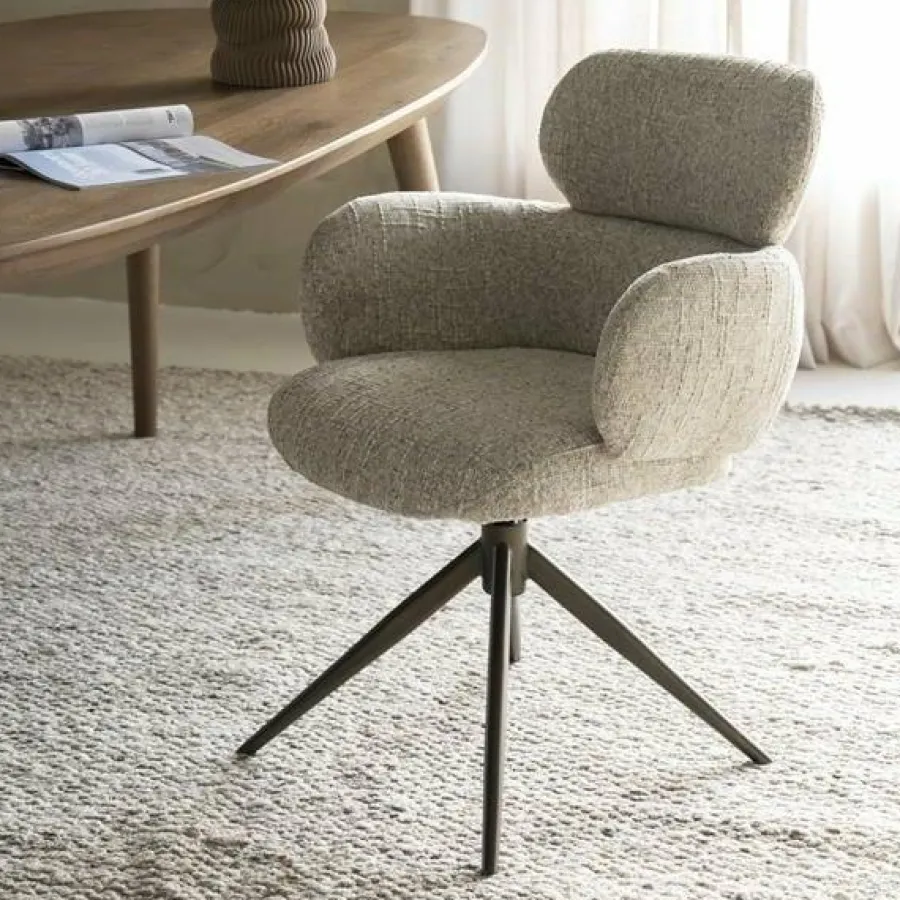 Eleonora Stoel Darcio - taupe Gleam New