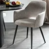Eleonora Stoel Esmee met armleuning - beige Mellow Clearance