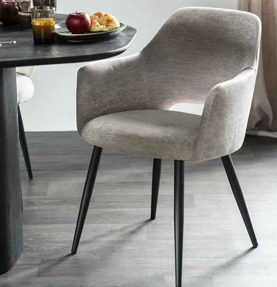 Eleonora Stoel Esmee met armleuning - beige Mellow Clearance