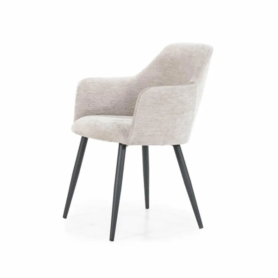Eleonora Stoel Esmee met armleuning - beige Mellow Clearance
