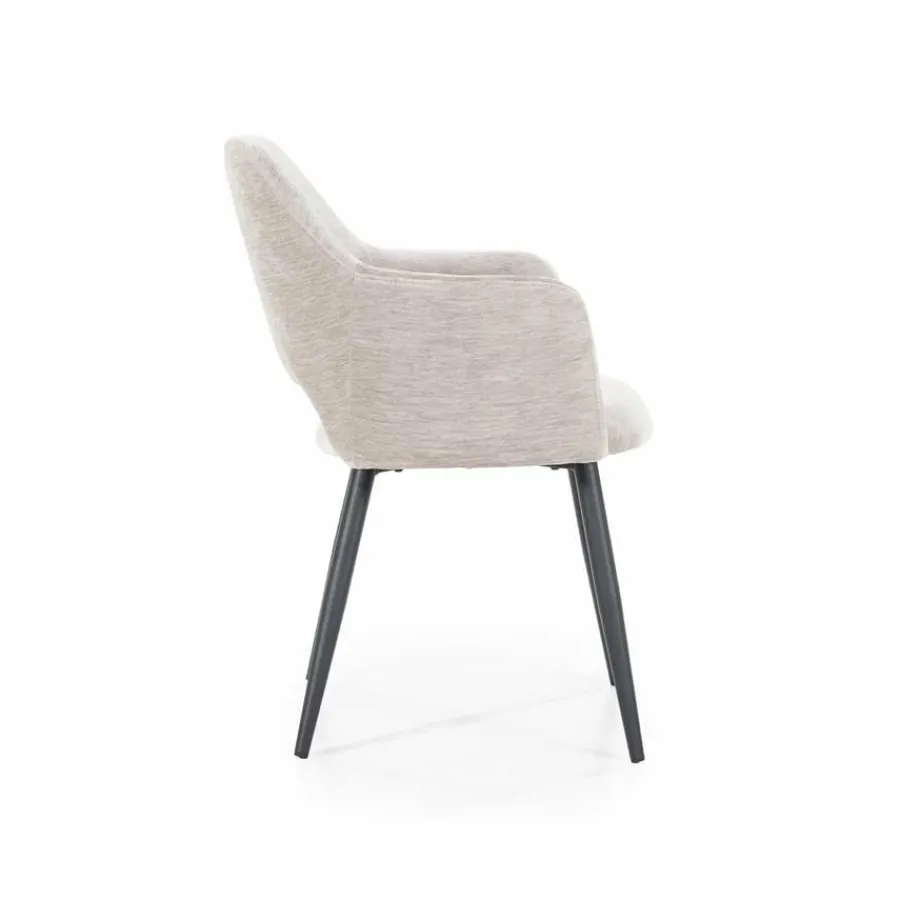 Eleonora Stoel Esmee met armleuning - beige Mellow Clearance
