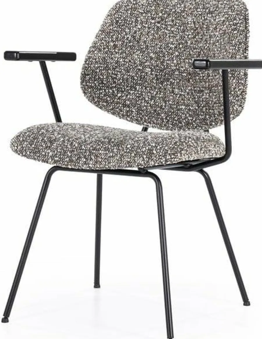Eleonora Stoel Jon met arml - taupe Maywood Discount