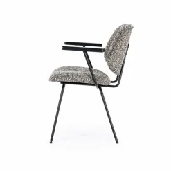 Eleonora Stoel Jon met arml - taupe Maywood Discount