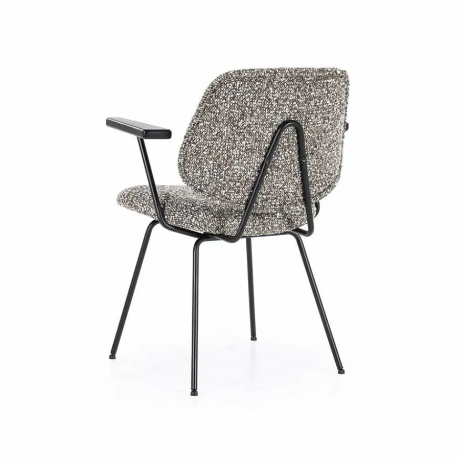 Eleonora Stoel Jon met arml - taupe Maywood Discount