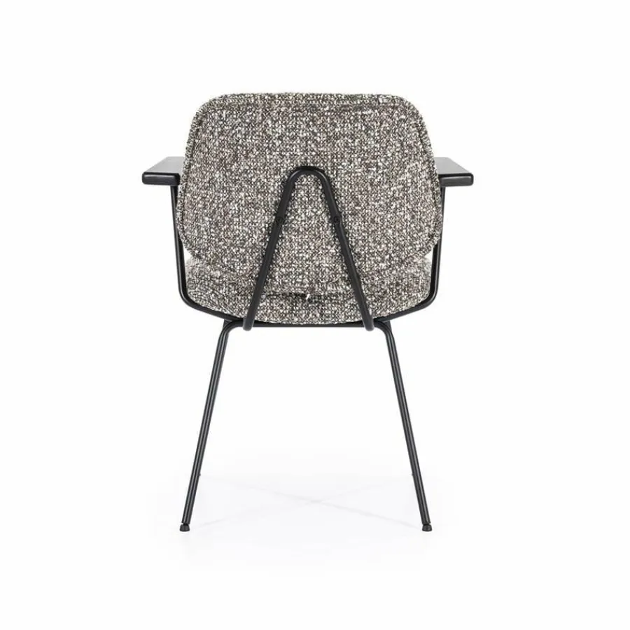 Eleonora Stoel Jon met arml - taupe Maywood Discount