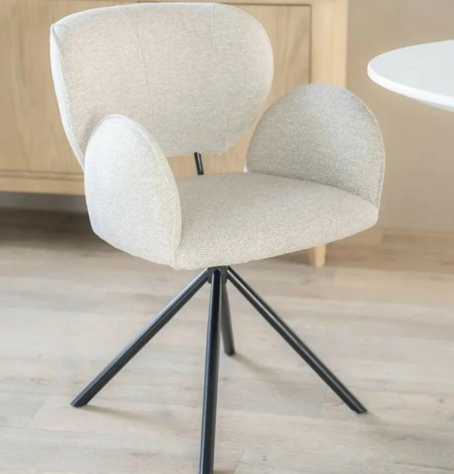 Eleonora Stoel Rosalin - taupe Moon Discount