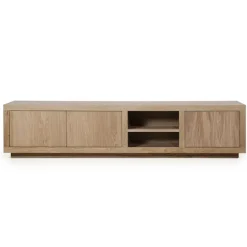 Eleonora TV meubel Helsinki 200 cm - lichtbruin