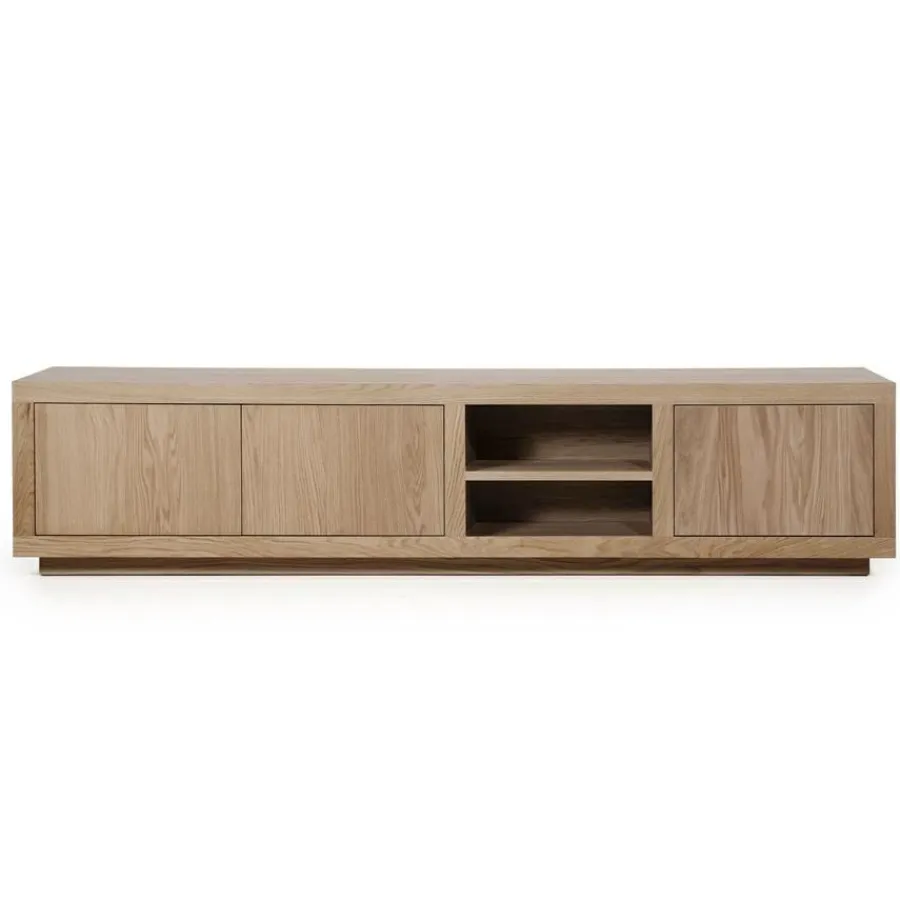 Eleonora TV meubel Helsinki 200 cm - lichtbruin