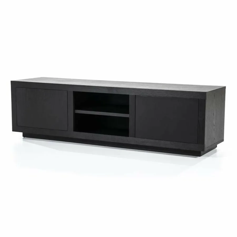 Eleonora TV meubel Helsinki 160 cm 2-drs. - zwart Hot