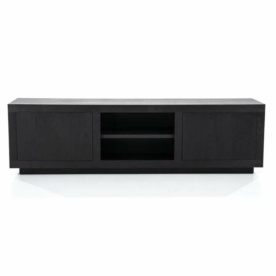 Eleonora TV meubel Helsinki 160 cm 2-drs. - zwart Hot