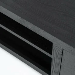 Eleonora TV meubel Helsinki 160 cm 2-drs. - zwart Hot