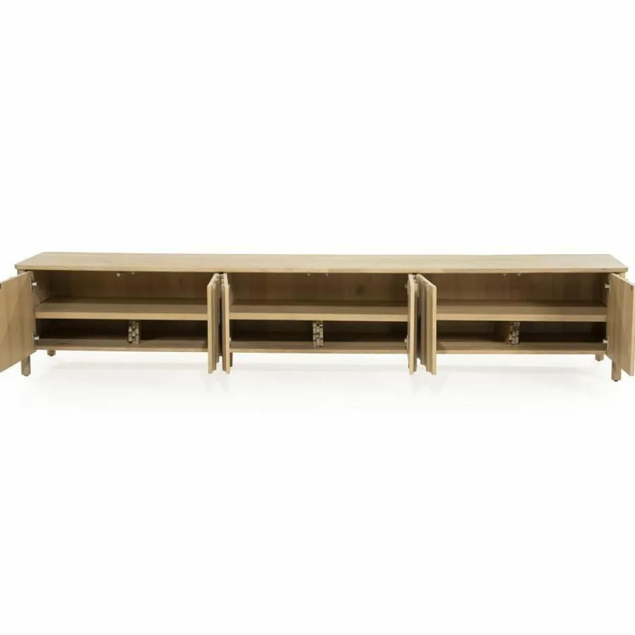 Eleonora TV meubel Jake 6 drs. - naturel Best